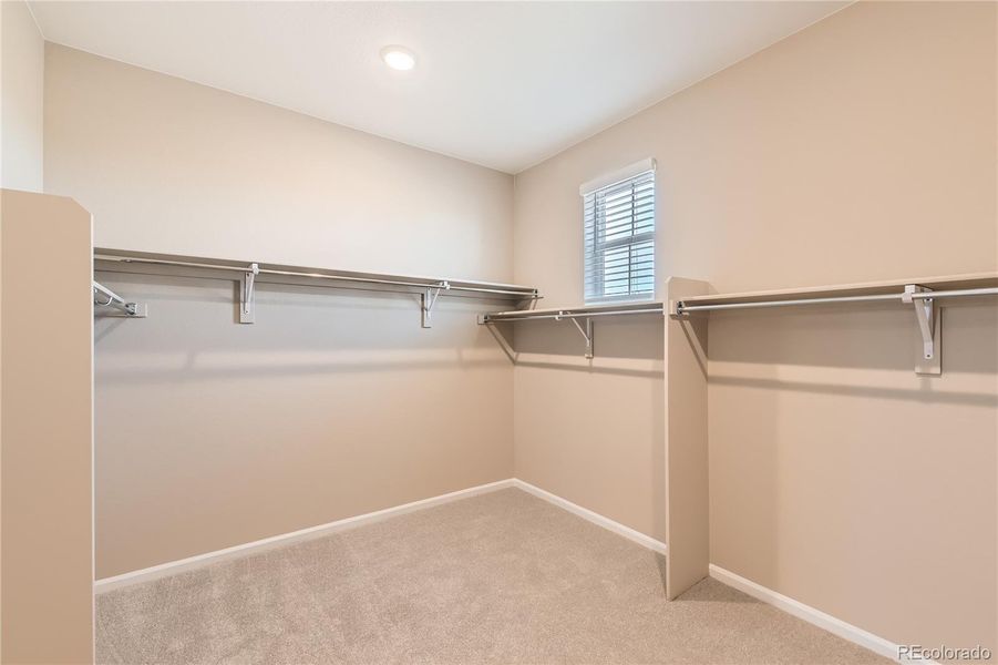 Large walk in closet