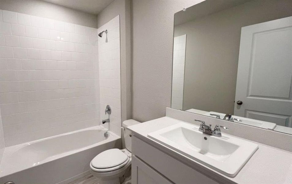 Furnished interior view inside a new home in Rosewood at Beltmill, Fort Worth (Image 5).