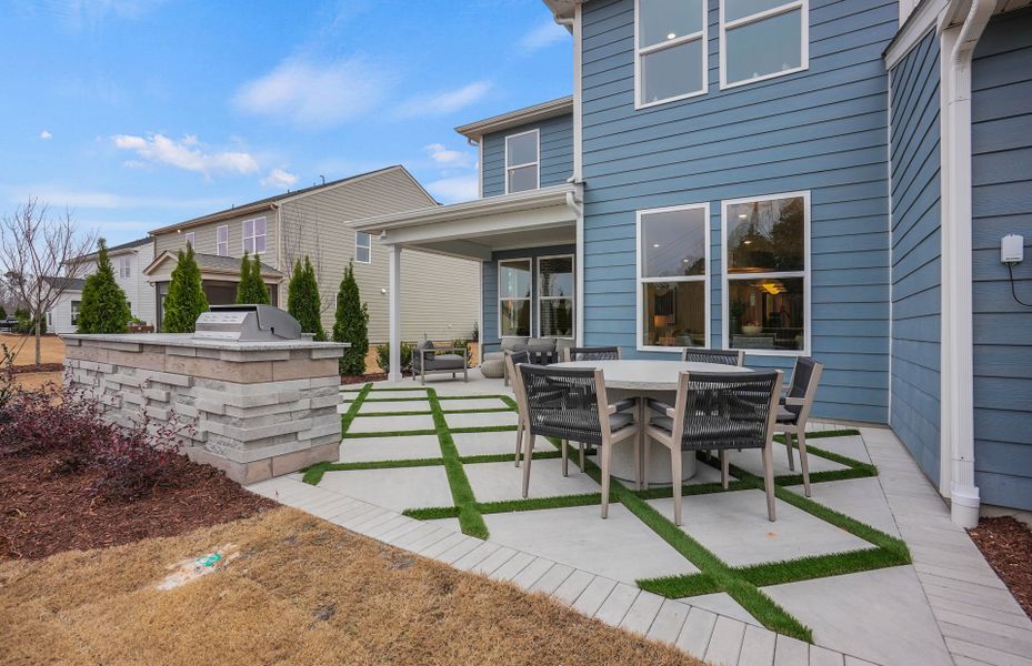 Exterior details and patio area of a home in Kinsdale, Lancaster (Image 4). Exterior details and patio area of a home in Kinsdale, Lancaster (Image 4).