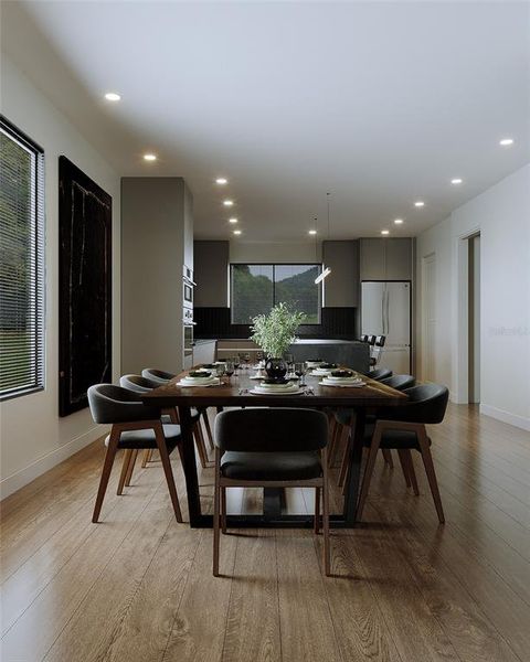 Furnished interior view inside a new home in , Tampa (Image 13).