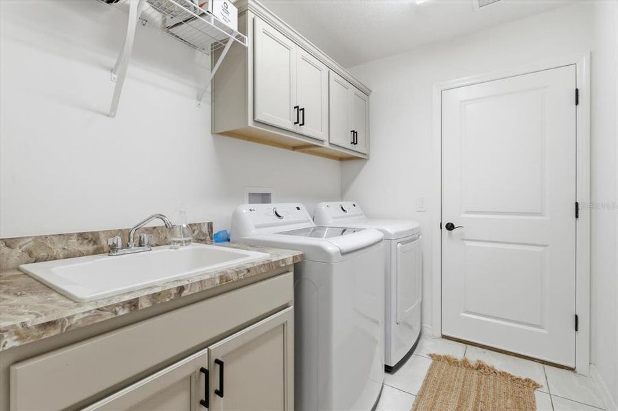 Furnished interior view inside a new home in , The Villages (Image 12).