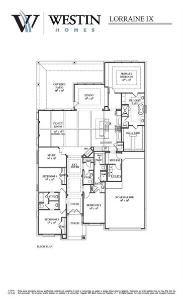 2D floor plan layout of this home in Kresston - 65', Montgomery, TX (Image 3).