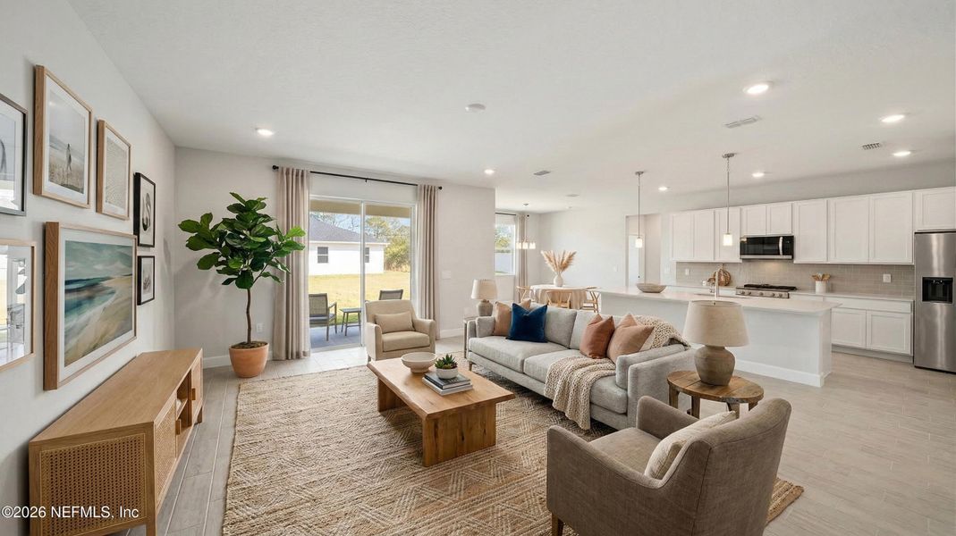 Furnished interior view inside a new home in , Palm Coast (Image 7).