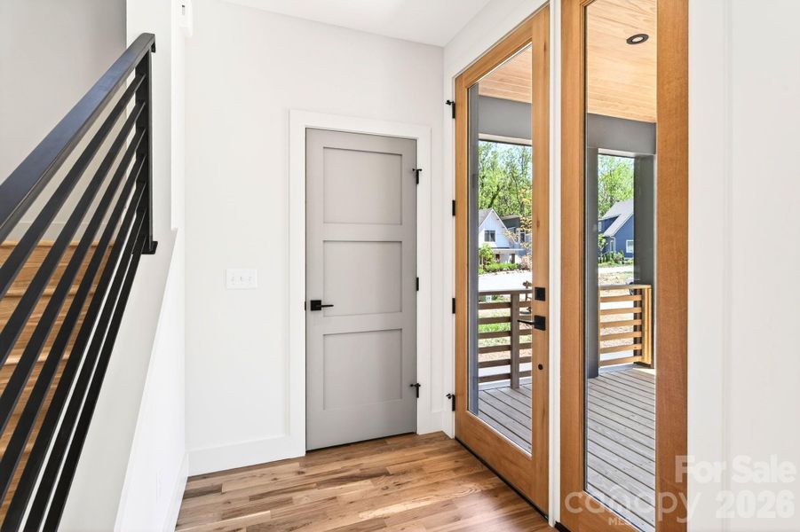 8-Foot Full-Light Door and Coat Closet