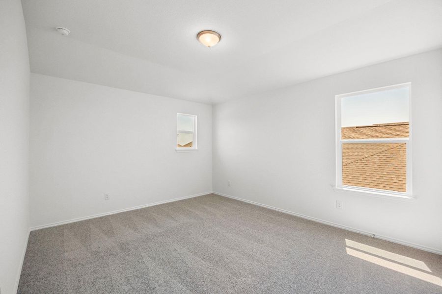 Spacious, unfurnished interior of a new home in Salerno - Classic Collection, Round Rock (Image 34). Spacious, unfurnished interior of a new home in Salerno - Classic Collection, Round Rock (Image 34).