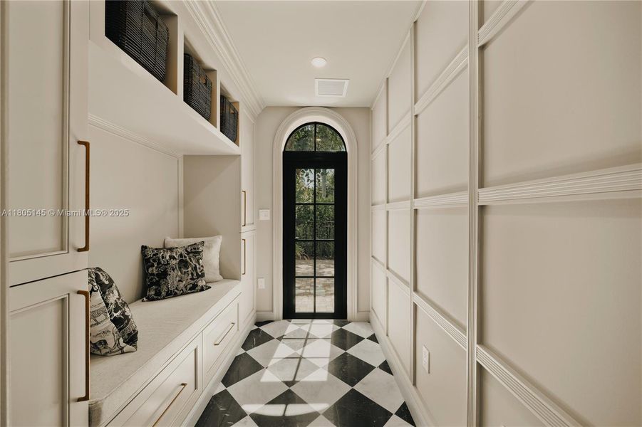 Furnished interior view inside a new home in , Miami (Image 17).