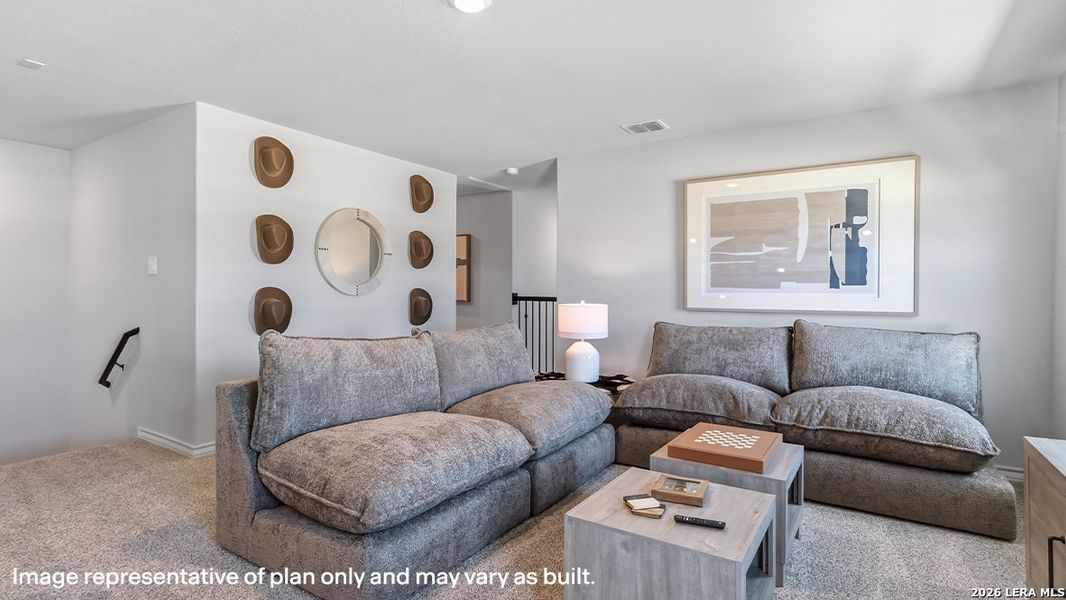 Furnished interior view inside a new home in , Mico (Image 17).