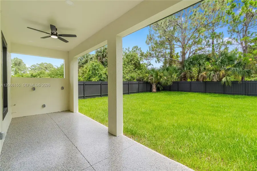 Exterior details and patio area of a home in , Lehigh Acres (Image 4). Exterior details and patio area of a home in , Lehigh Acres (Image 4).
