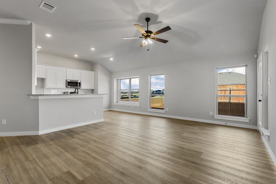 Representative unfurnished interior of a home built from the Sherwood by Cheldan Homes in Sunset Ridge, Keene (Image 48). Representative unfurnished interior of a home built from the Sherwood by Cheldan Homes in Sunset Ridge, Keene (Image 48).