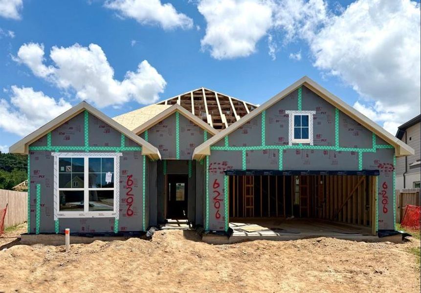 In-progress construction of a new home in Katy Lakes, Katy, TX (Image 18). In-progress construction of a new home in Katy Lakes, Katy, TX (Image 18).