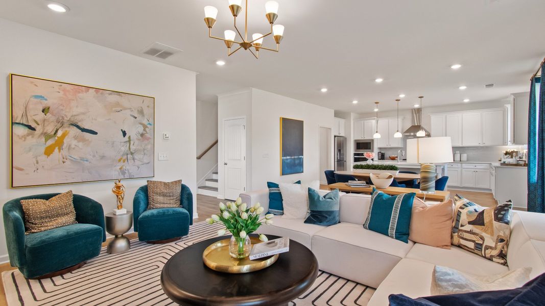 Furnished interior view inside a new home in Hamilton Lakes, Lawrenceville (Image 13).