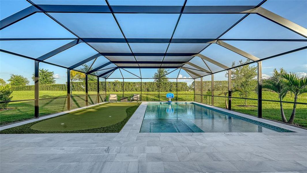 Exterior details and patio area of a home in Star Farms at Lakewood Ranch, Bradenton (Image 4).