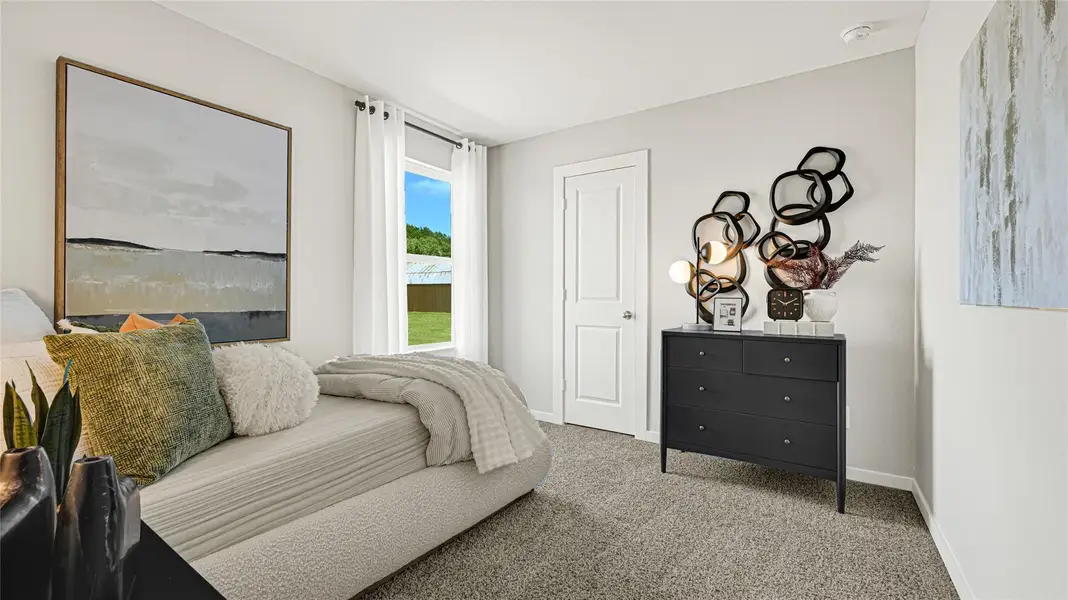 Furnished interior view inside a new home in August Trails, Needville (Image 8). Furnished interior view inside a new home in August Trails, Needville (Image 8).