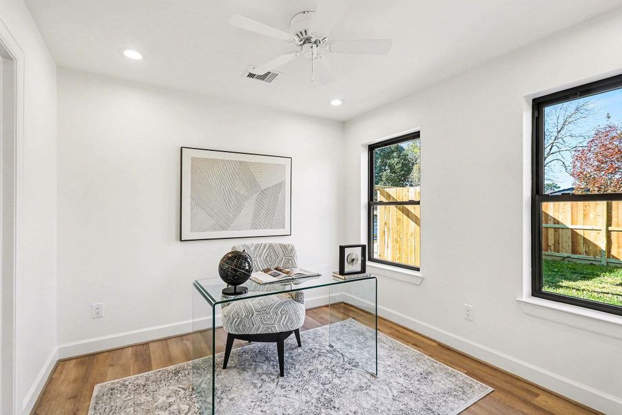Furnished interior view inside a new home in , Houston (Image 8).
