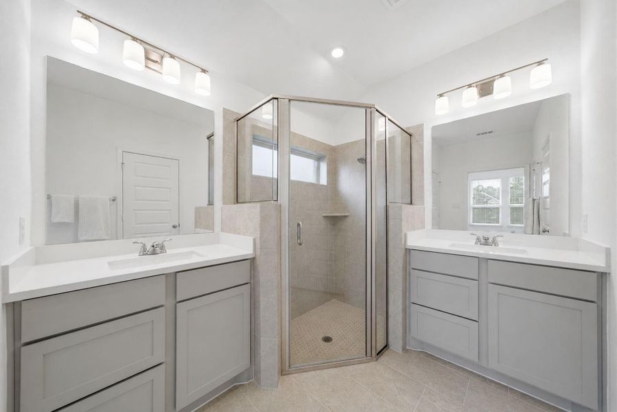 Furnished interior view inside a new home in Artavia, Conroe (Image 18).