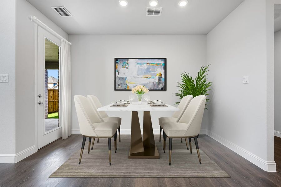 Furnished interior view inside a new home in The Ranch at Uptown Celina, Celina (Image 7).