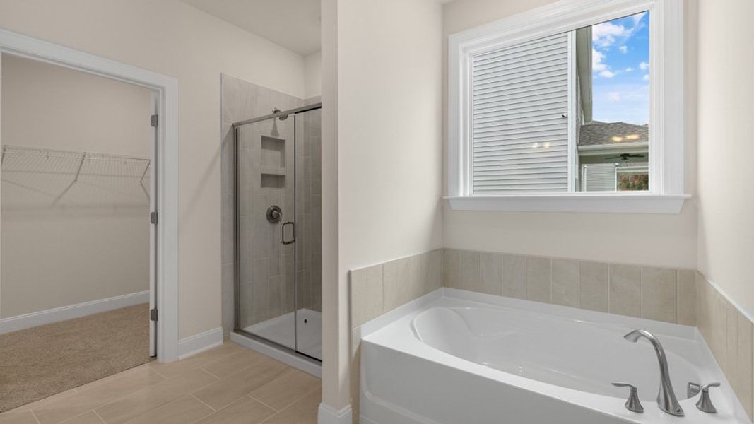 Representative furnished interior of a home built from the Hartwell by D.R. Horton in Kalas Falls, Wake Forest (Image 11).