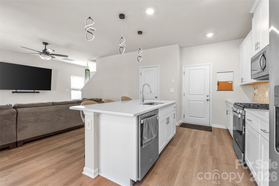 Furnished interior view inside a new home in Monterey Park, York (Image 7).