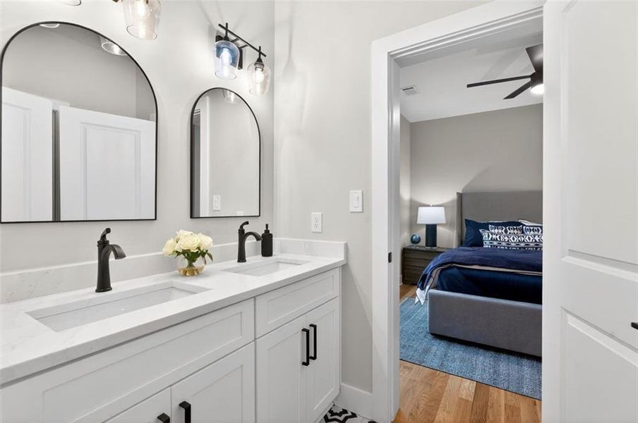 Furnished interior view inside a new home in , Decatur (Image 48).