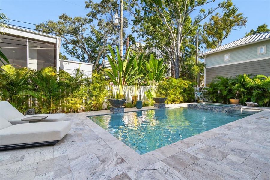 Exterior details and patio area of a home in , Tampa (Image 28).