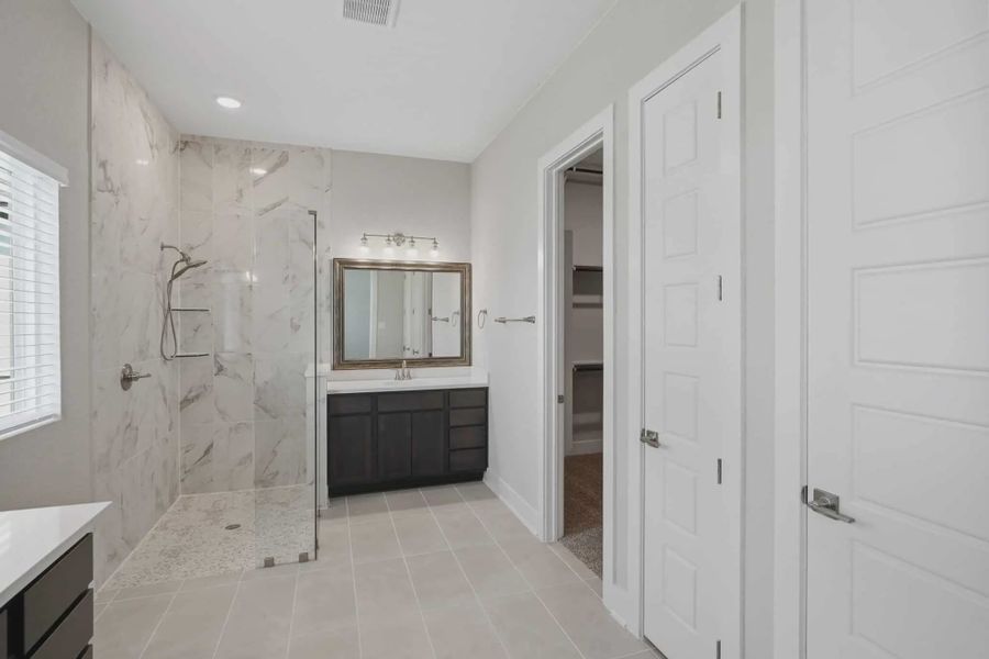 Representative furnished interior of a home built from the Cohen by Chesmar Homes in Esperanza 60's, Boerne (Image 4).