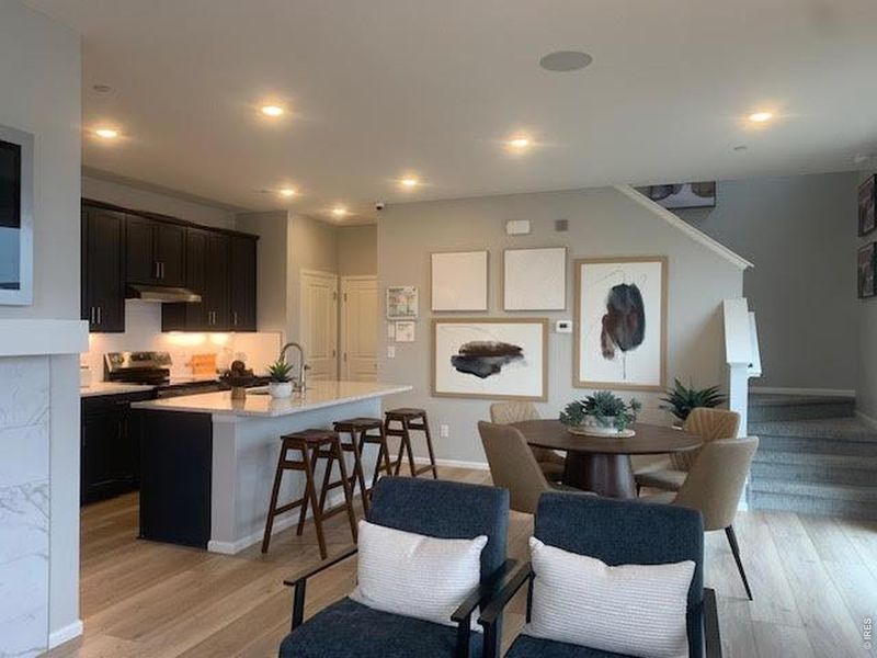 Furnished interior view inside a new home in , Erie (Image 12).