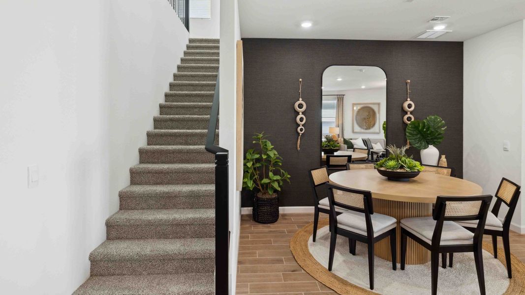 Representative furnished interior of a home built from the Ibis by D.R. Horton in Del Rio Ranch, Avondale (Image 23).