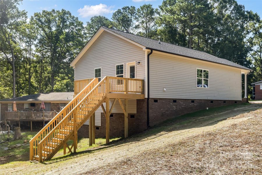 Exterior details and patio area of a home in , Norwood (Image 3).