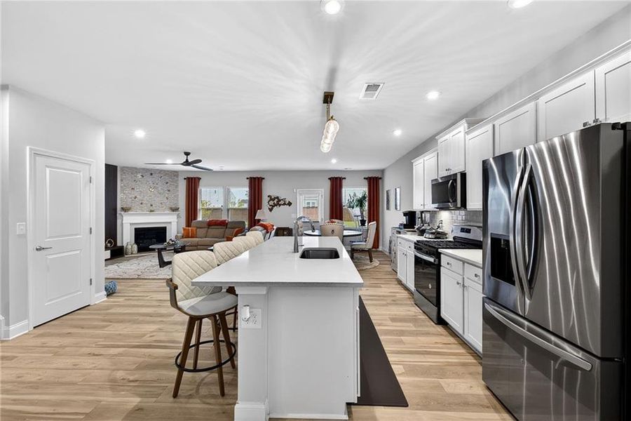Furnished interior view inside a new home in , McDonough (Image 9).