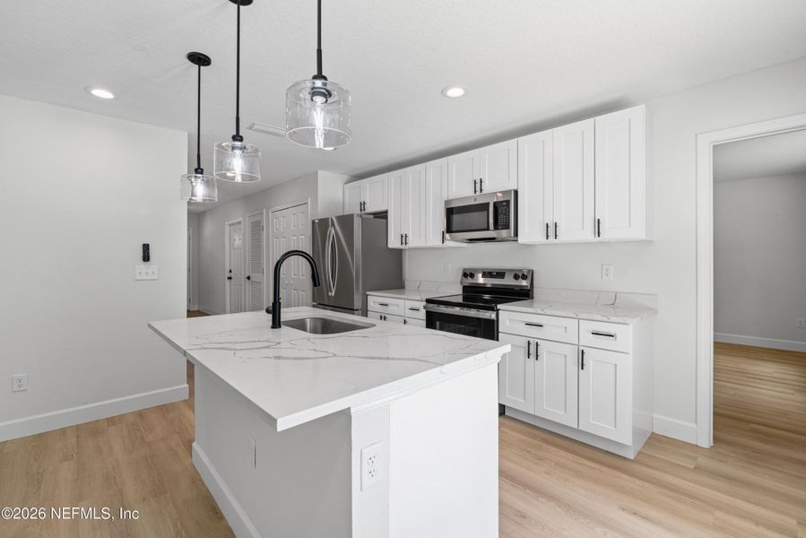 Furnished interior view inside a new home in , Jacksonville (Image 12).