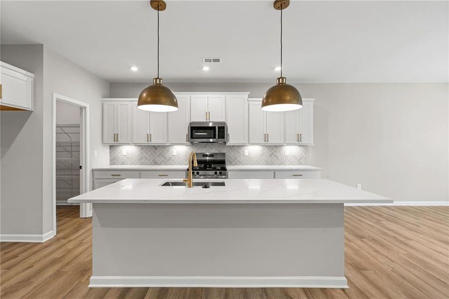Furnished interior view inside a new home in The Reserve At Liberty Park, Braselton (Image 5).