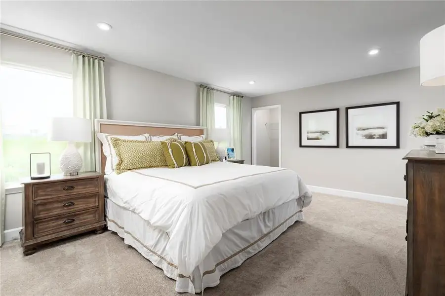 Furnished interior view inside a new home in Cedar Landings Townhomes, Leesburg (Image 7).