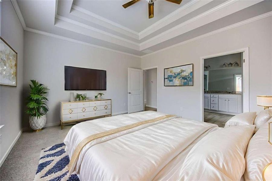 Furnished interior view inside a new home in , Social Circle (Image 9).