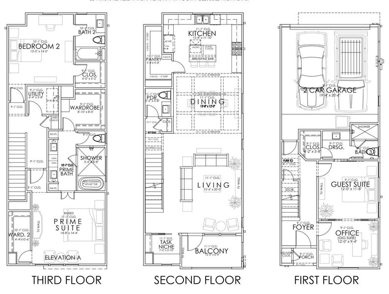 2D floor plan layout of this home in , Houston, TX (Image 5).