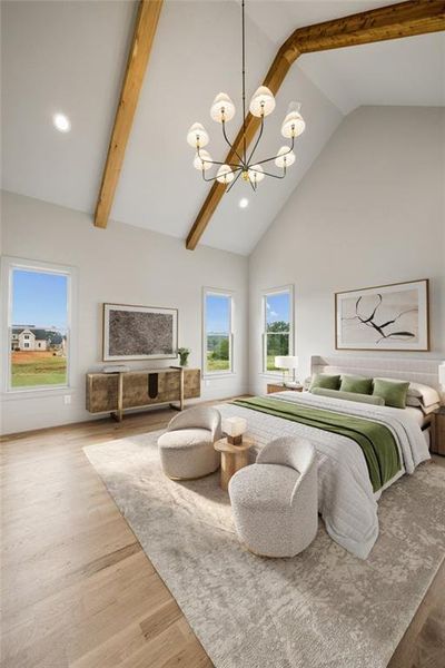 Furnished interior view inside a new home in , Bogart (Image 14).