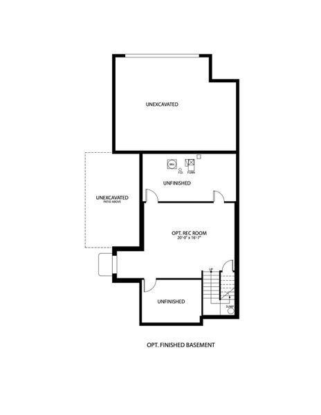 2D floor plan layout for the Edison by Hartford Homes in Trailside, Timnath, CO (Image 7).
