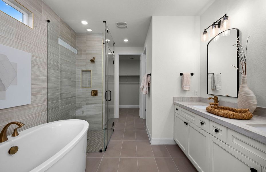 Representative furnished interior of a home built from the Mystique by Del Webb in Del Webb New Braunfels at Veramendi, New Braunfels (Image 9).