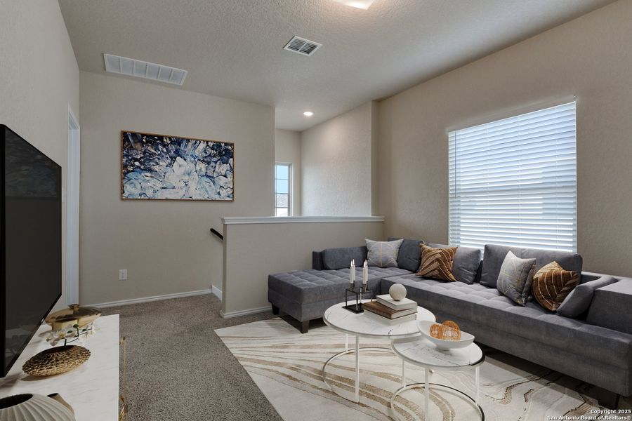 Furnished interior view inside a new home in Somerset Trails, San Antonio (Image 7).