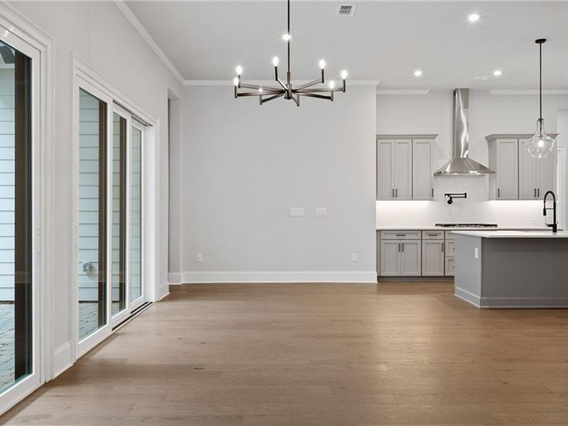 Spacious, unfurnished interior of a new home in The Village at Towne Lake, Woodstock (Image 27).