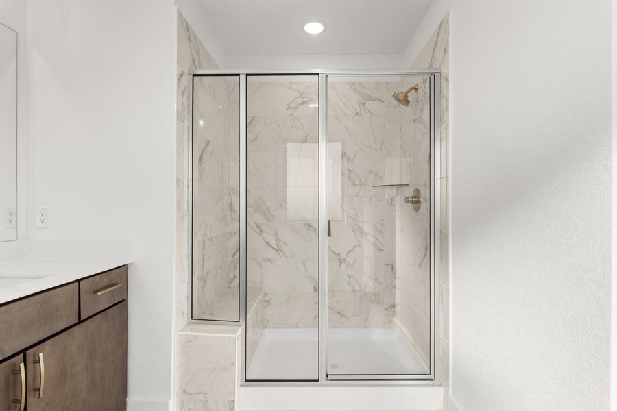 Furnished interior view inside a new home in Union Park, Little Elm (Image 9).