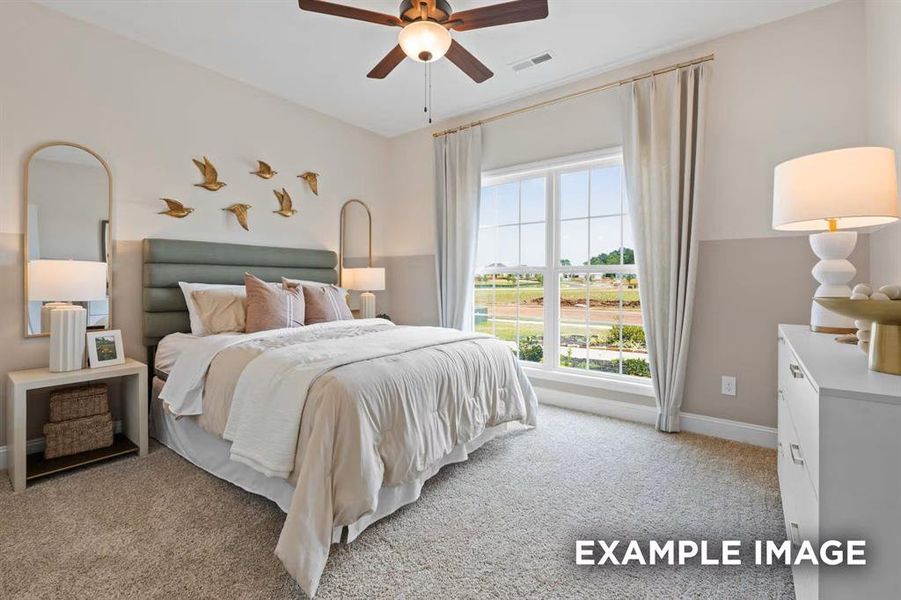 Furnished interior view inside a new home in Mercer Meadows, Royse City (Image 13).