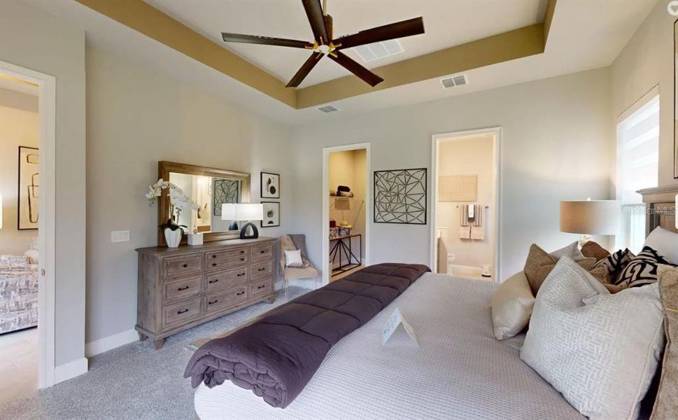 Furnished interior view inside a new home in Plantation Bay, Ormond Beach (Image 17).