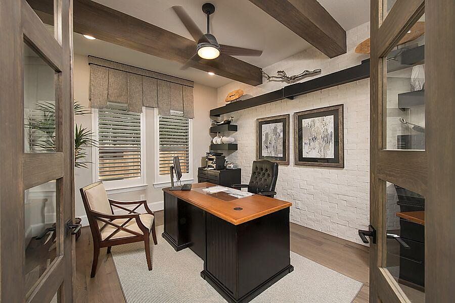 Representative furnished interior of a home built from the The Lorraine IX by Westin Homes in The Woodlands Hills, Willis (Image 6).