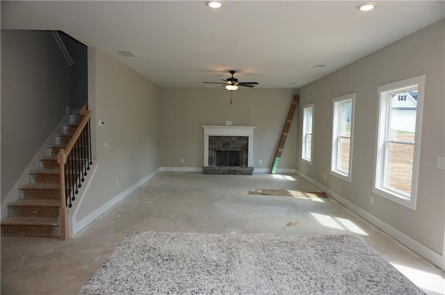 In-progress construction of a new home in Benson Estates, Dallas, GA (Image 27).