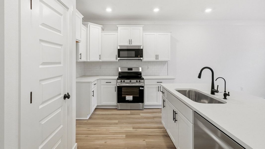 Furnished interior view inside a new home in Palm Street Townhomes, Destin (Image 3).