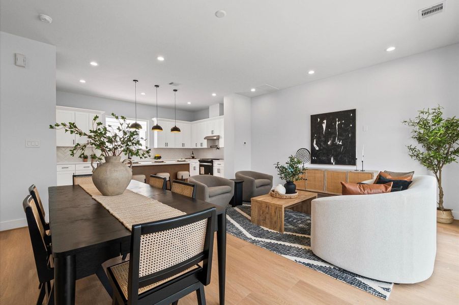Furnished interior view inside a new home in , Houston (Image 13).