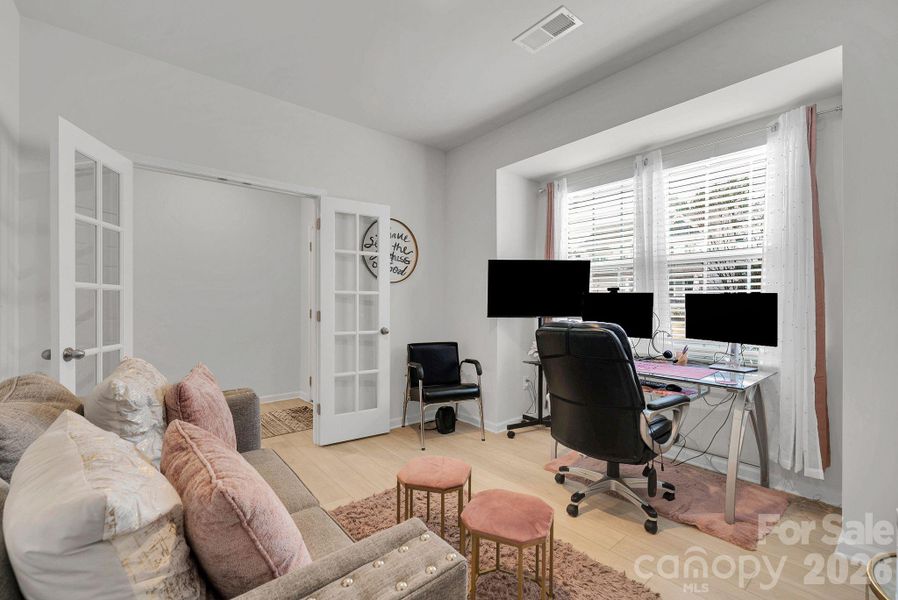 Furnished interior view inside a new home in Falls Cove at Lake Norman, Troutman (Image 5).