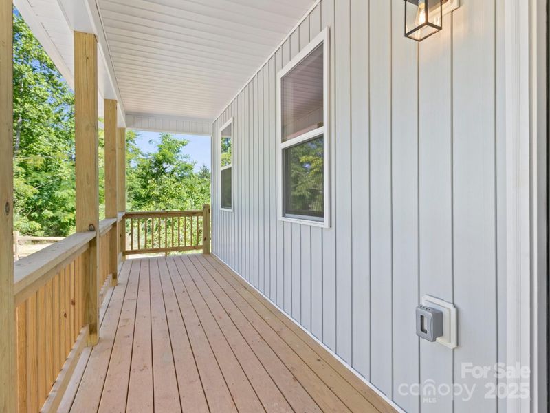 Image being greeted by this lovely front porch.