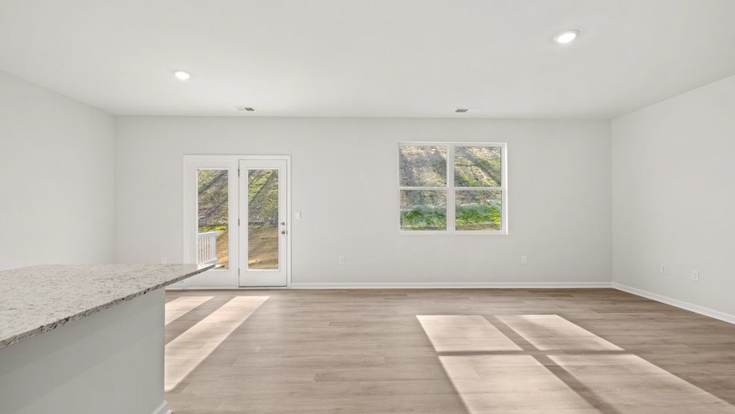 Representative unfurnished interior of a home built from the Hayden by D.R. Horton in Aurora Creek, Dallas (Image 17).