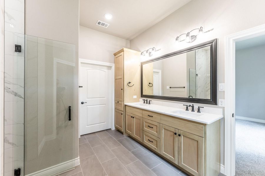 Furnished interior view inside a new home in , New Waverly (Image 10).